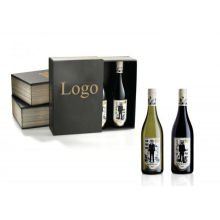 Nova caixa de vinho de design de papelão para embalagem de garrafa única